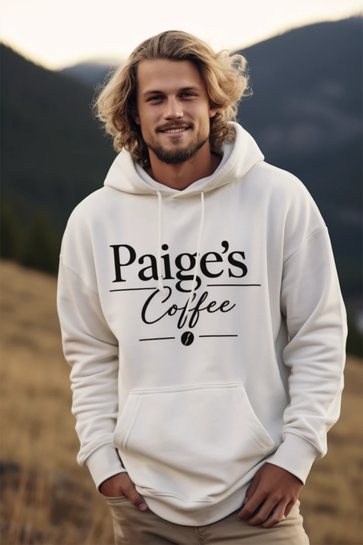 Men's Fleece Hoodie with Logo
