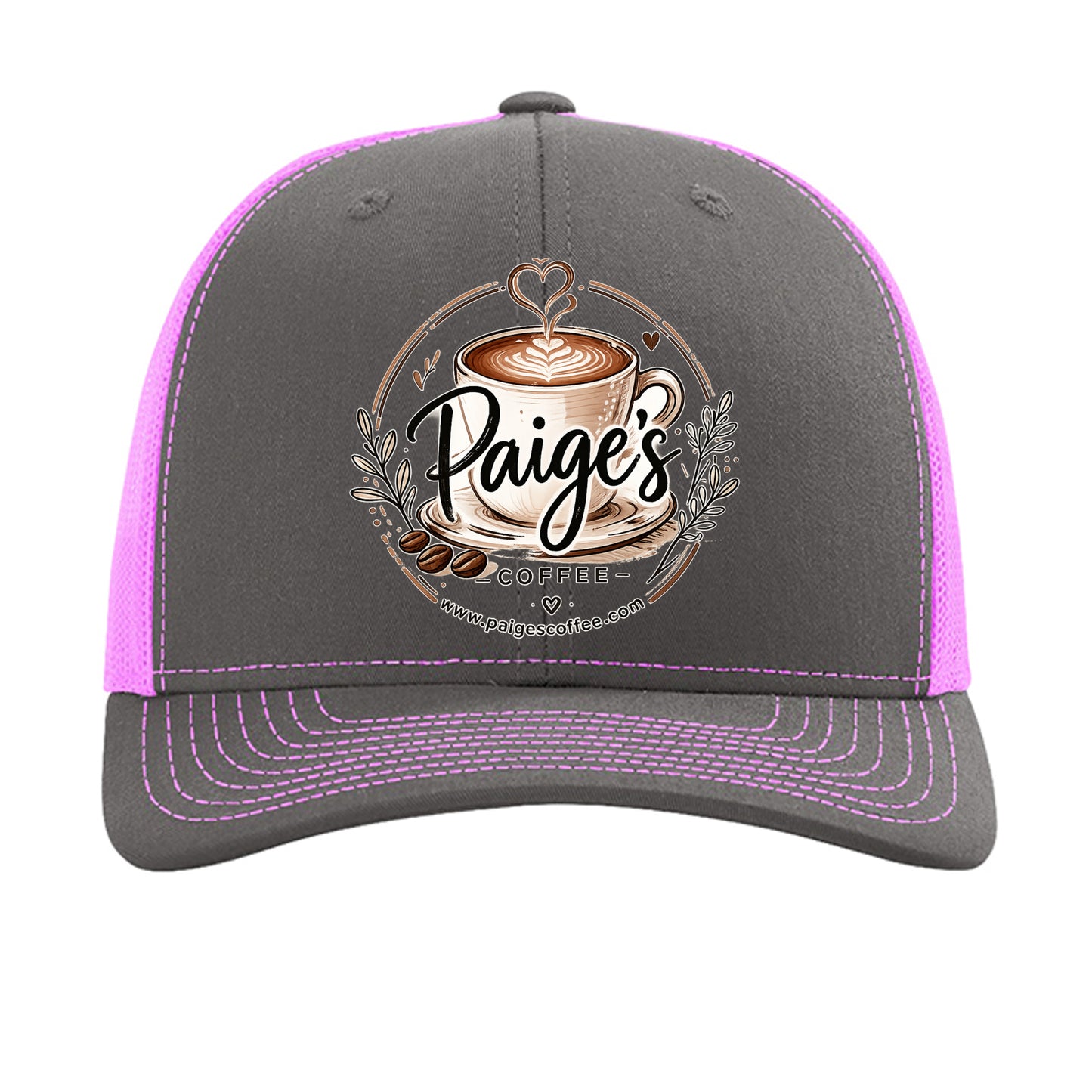 Charcoal/ Neon Pink - 112 - FRONT